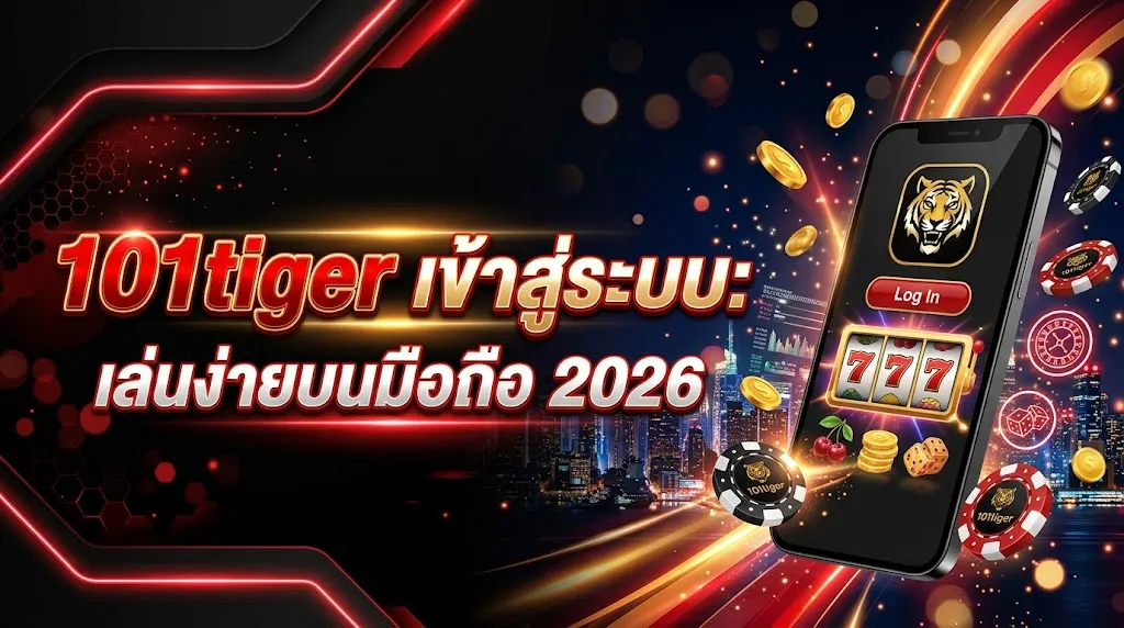 101tiger เข้าสู่ระบบ: เล่นง่ายบนมือถือ 2026