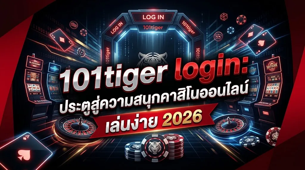 101tiger login: ประตูสู่ความสนุกคาสิโนออนไลน์ เล่นง่าย 2026